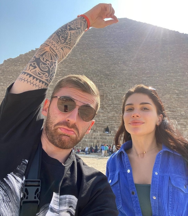 Андрей Рыбак отвез свою девушку в Египет: Первые фото пары с отдыха