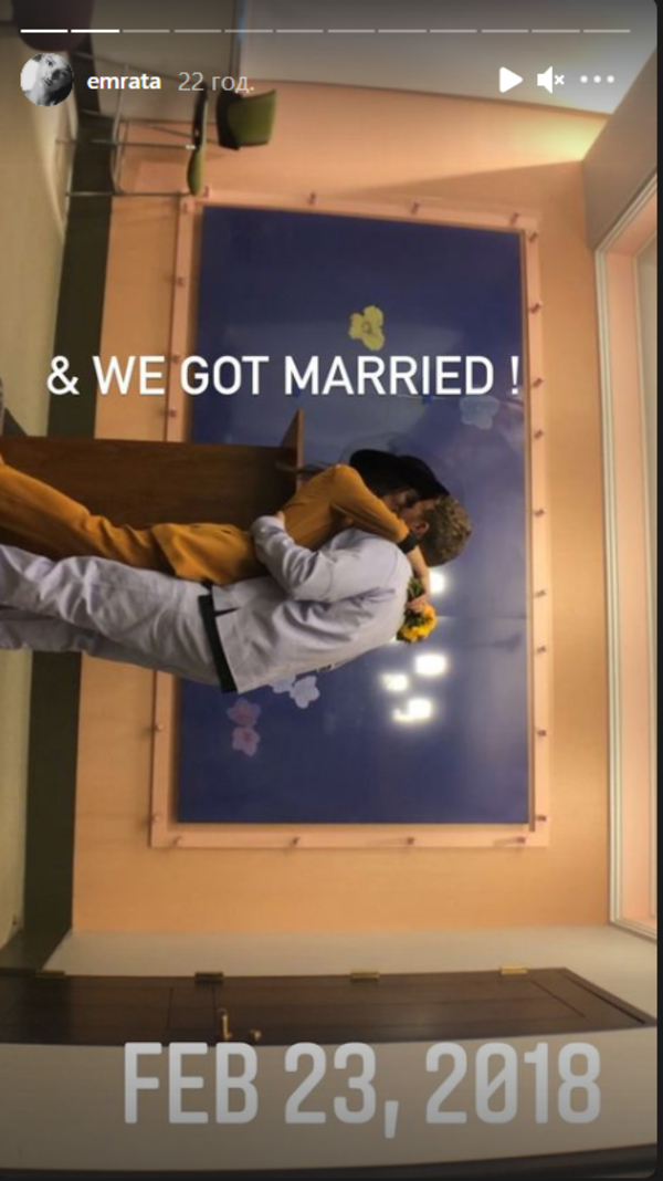 Беременная Эмили Ратаковски показала редкие кадры со свадьбы