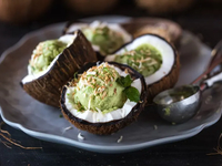 Готовимся ко Дню святого Патрика: зеленое мороженное