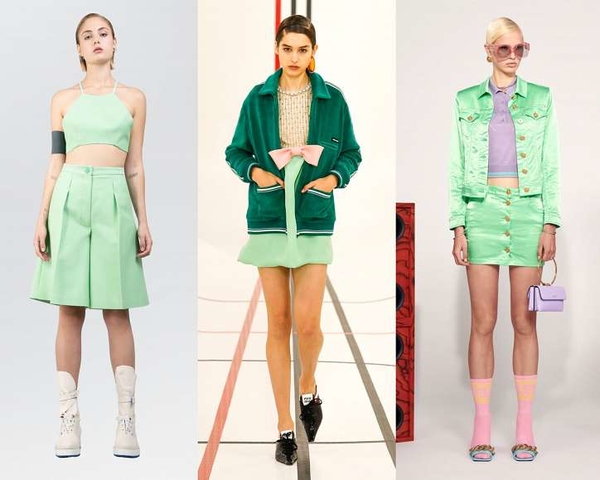 Лазурь, мята и малина: модные цвета весна-лето 2021
