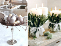 Как украсить дом к Пасхе: примеры дизайнера с фото