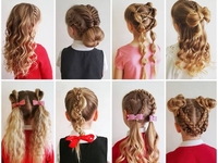 Лучшие прически для девочек на выпускной в детском саду