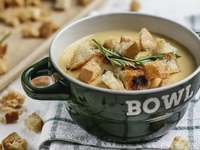 Сырный суп по&#8209;французски с курицей: пошаговый рецепт