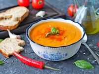 Мерджимек чорбасы: турецкий суп-пюре из красной чечевицы