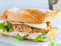 Вкуснейший рыбный бургер для пикника