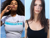 Богини носят черный: Эмили Ратаковски и Тина Кунаки на LuisaViaRoma