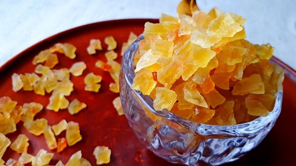 Вкусно и полезно: цукаты из арбузных корок и персиков