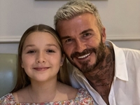 Трогательное видео: Как Бекхэм проводит дочь в школу