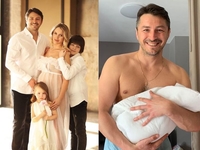 Жена Сергея Притулы показала первое фото с крестин младшей дочери