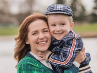 Наталка Денисенко показала подросшего сына