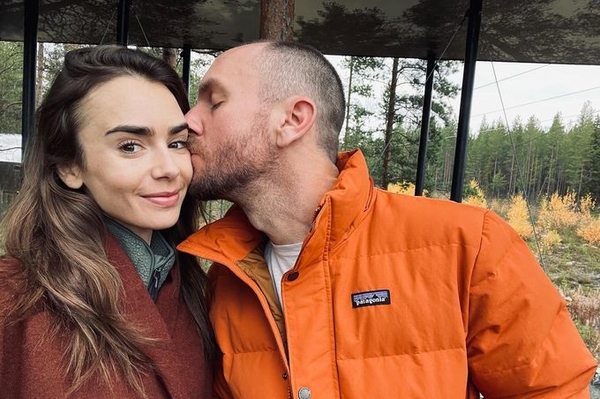 Лили Коллинз восхитила поцелуем с мужем: трогательные фото