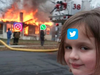 Сбой  Facebook, Instagram, WhatsApp: как отреагировал интернет