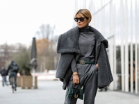 Как и с чем носить пончо?