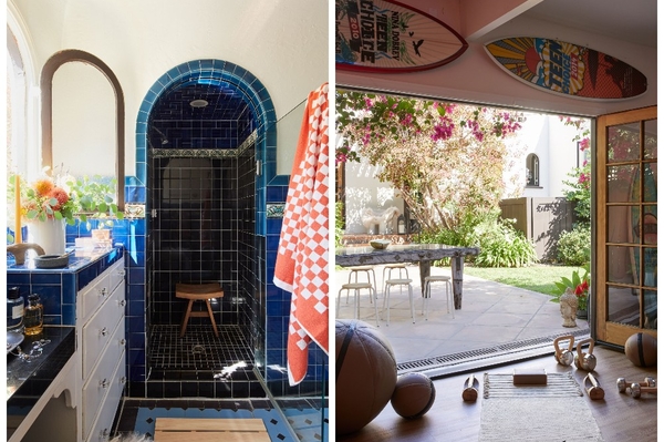 Ванная комната и тренажерные зал Нины Добрев / AD