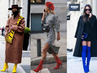 Пара ярких сапог или ботинок — простой и модный способ оживить гардероб этой осенью