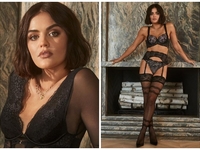 В чулках и нижнем белье: Люси Хейл снялась в откровенной фотосессии