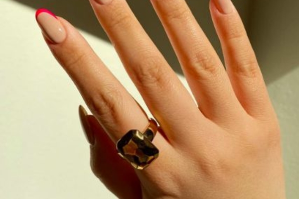 Модный цветной френч 2021 / Pinterest