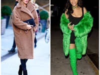 ТОП-5 звезд, которые любят носить шубы из искусственного меха