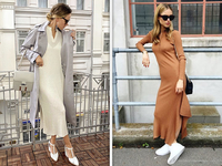 Трикотажное платье — самая актуальная вещь сезона: 7 стильных и практичных вариантов