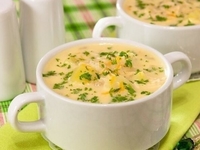 Рецепт дня: сырный супчик с курицей и рисом