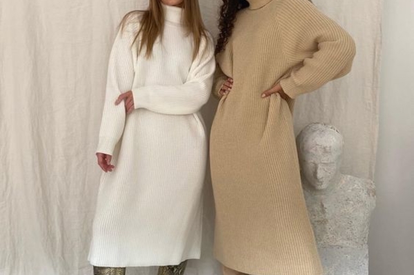 Модные длинные теплые платья 2021 / Getty Images