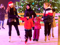 В Киеве откроют рождественскую локацию с первым прогулочным катком в Украине